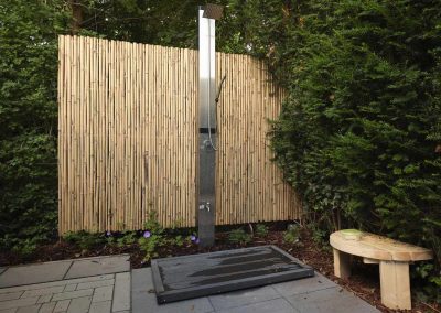 Sichtschutz Außendusche